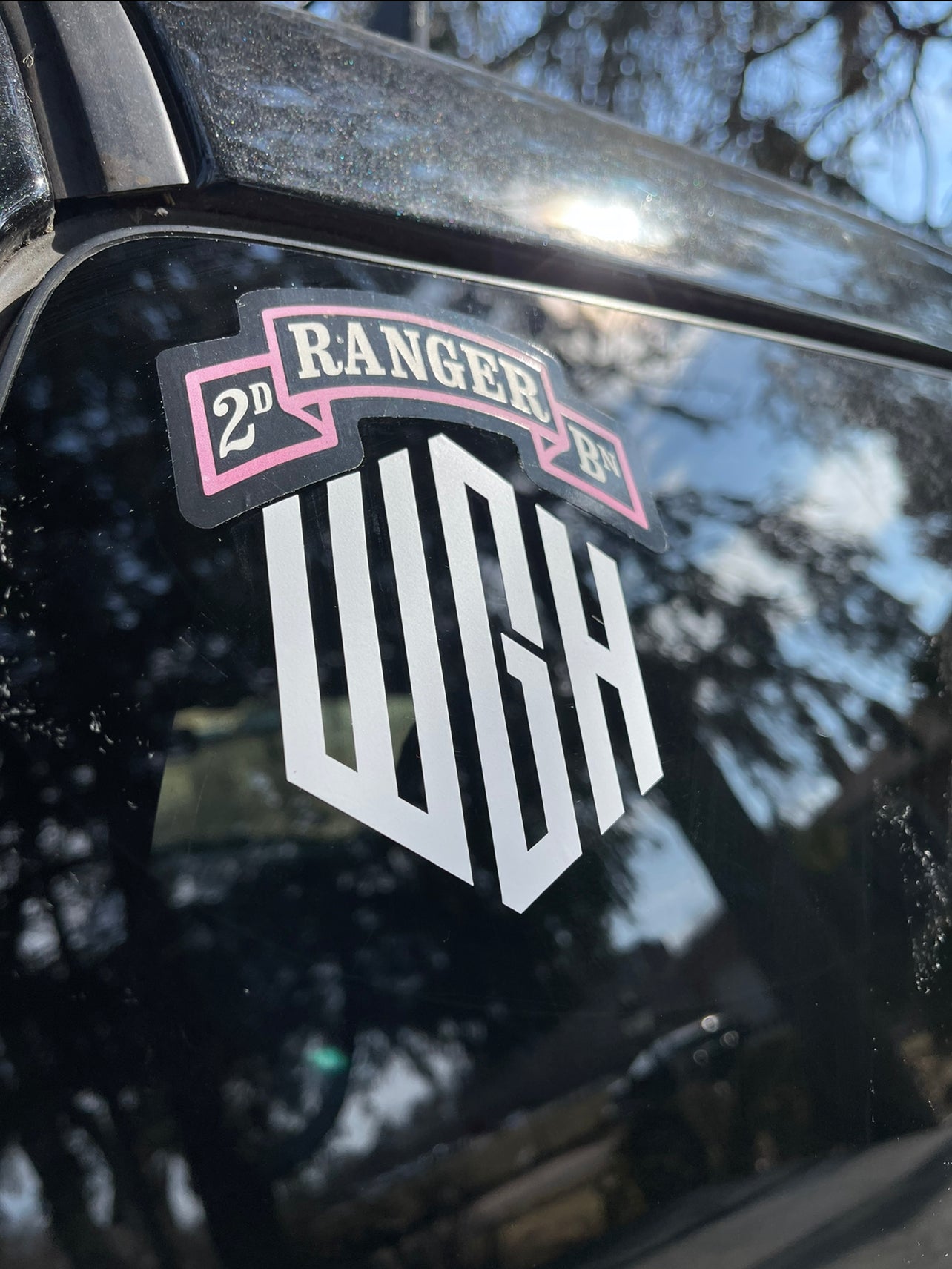 WE GO HOME DECAL - WHITE