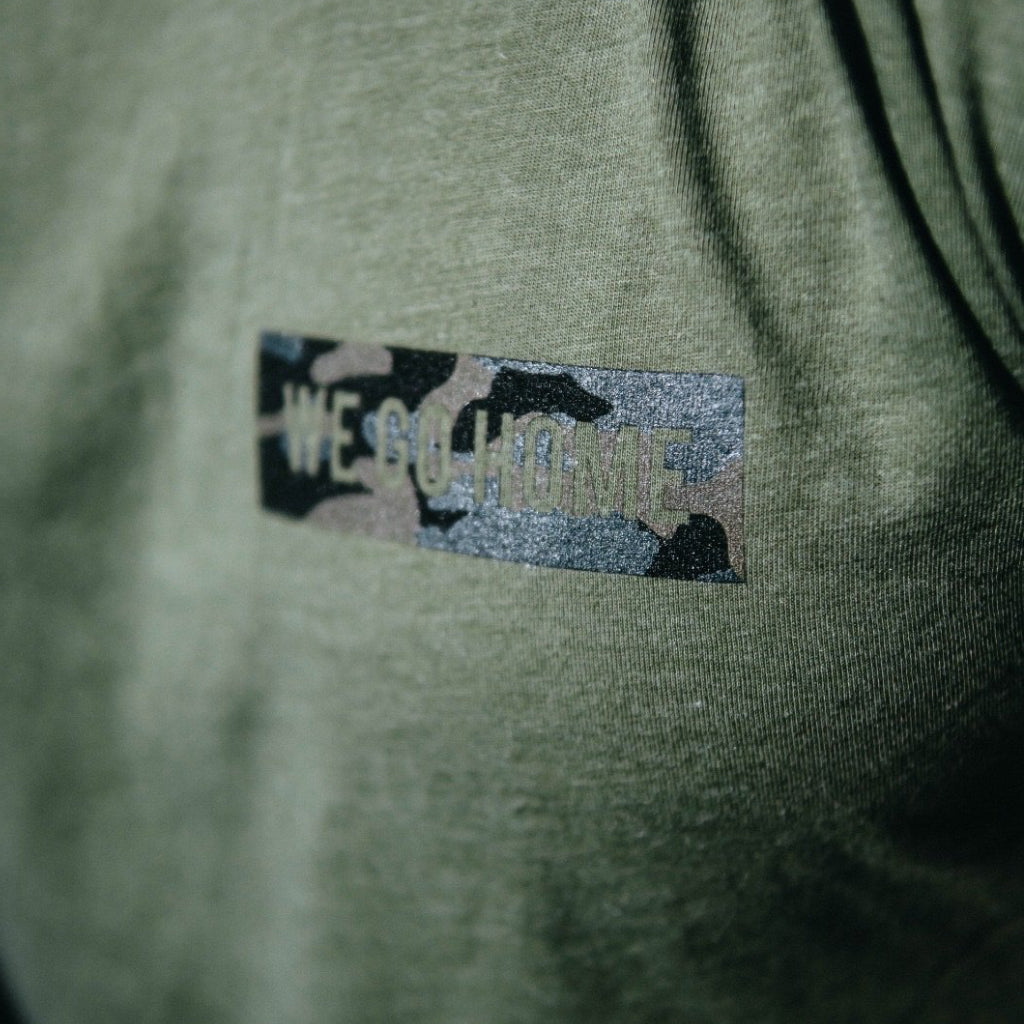 LANDING ON THE X LITTLE BIRD T-SHIRT - MILITARY GREEN