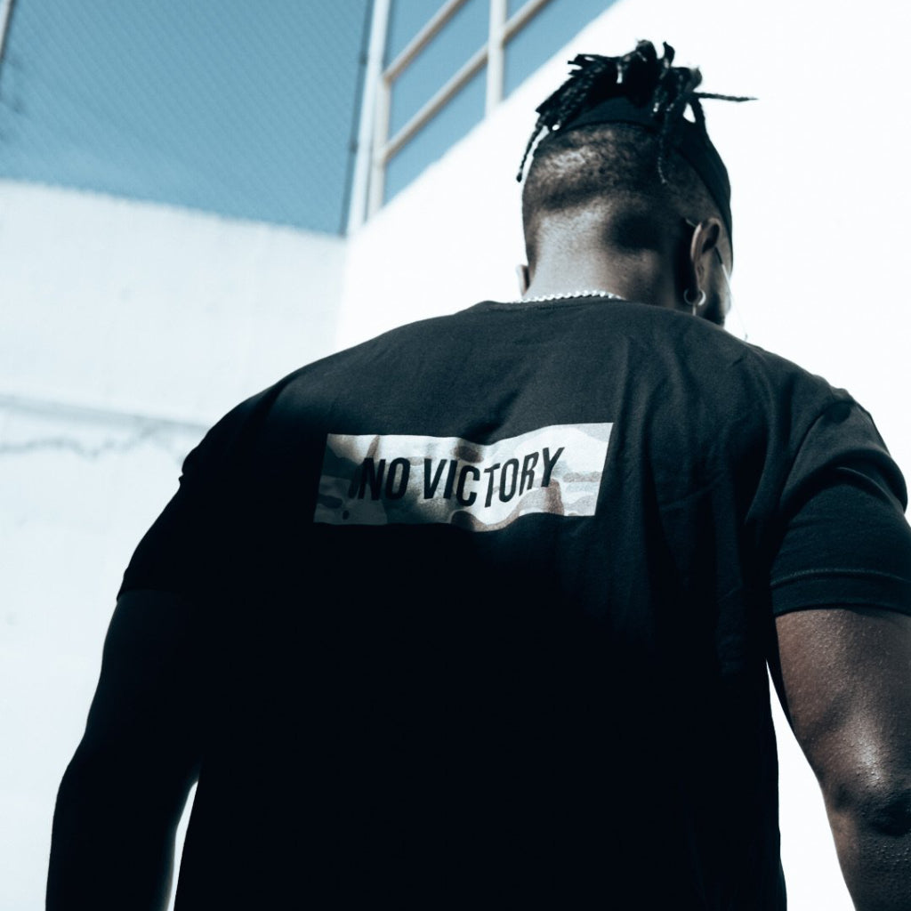 NO SACRIFICE, NO VICTORY T-SHIRT - BLACK & MULTICAM