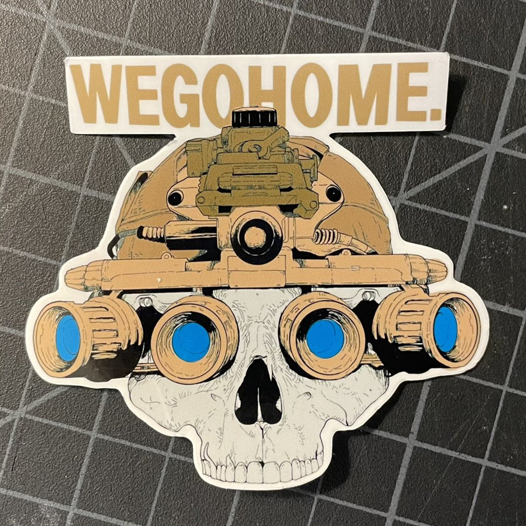 We Go Home Panos sticker