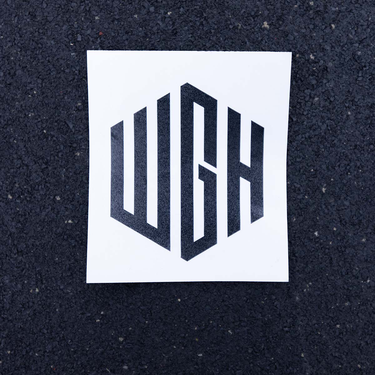 WE GO HOME DECAL - BLACK