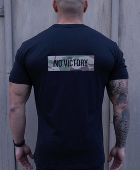 NO SACRIFICE, NO VICTORY T-SHIRT - BLACK & MULTICAM
