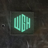 WE GO HOME LOGO PATCH - RANGER GREEN/GLOW IN THE DARK