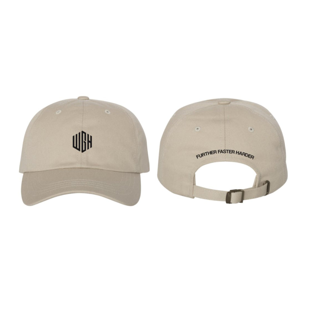 WGH Dad Hats - Further Faster Harder