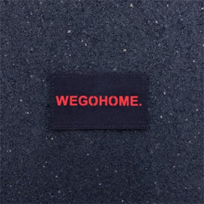WE GO HOME PATCH - BLACK/RED VINYL